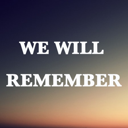 Featured image for “We Will Remember”