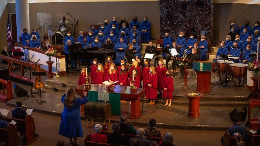 Childrens Choir in Worship