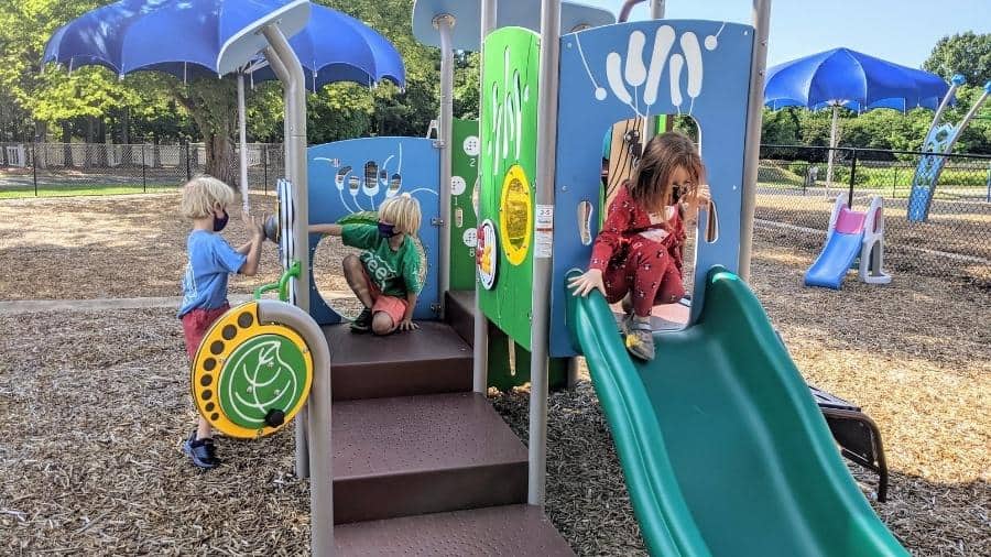 Children on the Playground Image