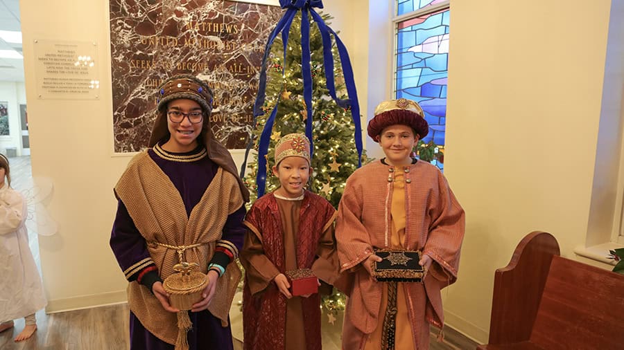 Wise Men at the Nativity Service